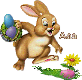 Zając w poszukiwaniu jajek